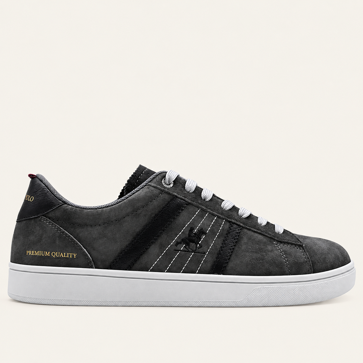 Zapatillas U.S. Grand Polo Premium — Gris Antracita